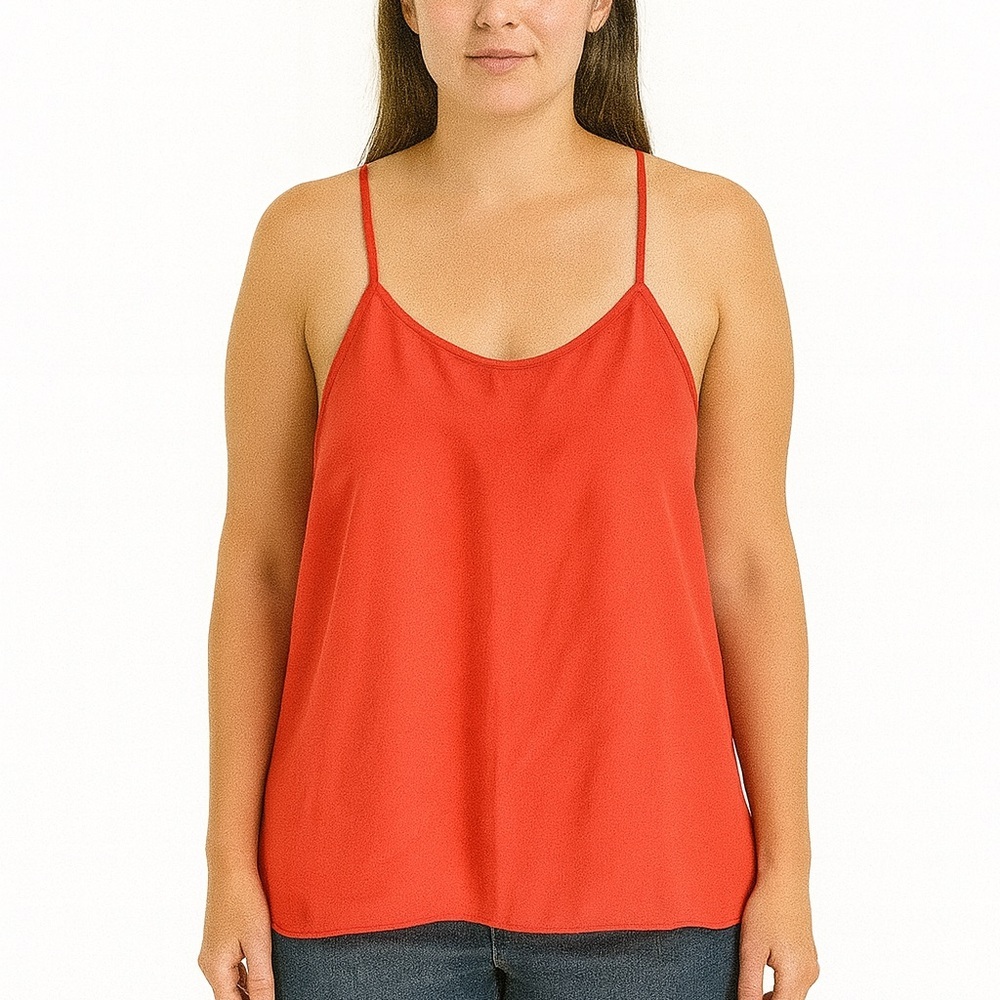 J. Crew Bright Coral 58877 Tank Top/Cami, Size 4